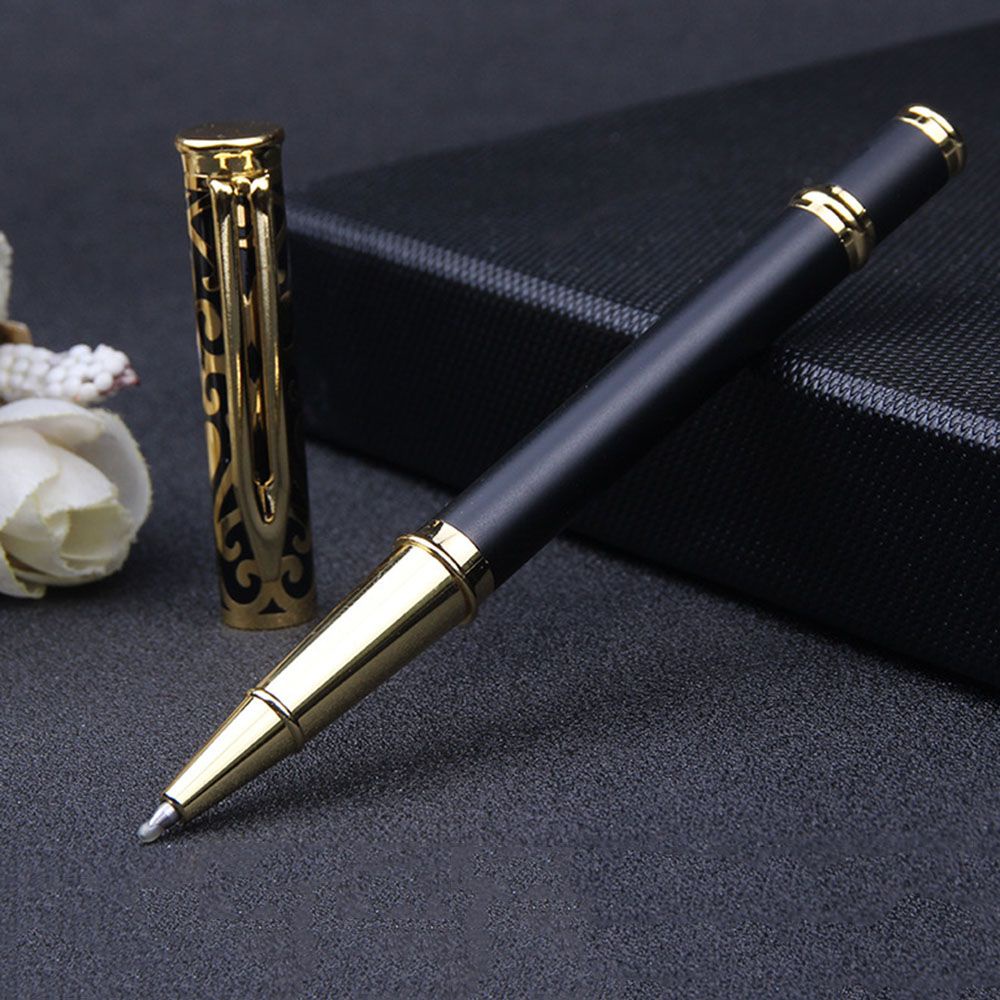 Bút bi mực đen 0.5mm bằng kim loại sang trọng dùng làm quà tặng