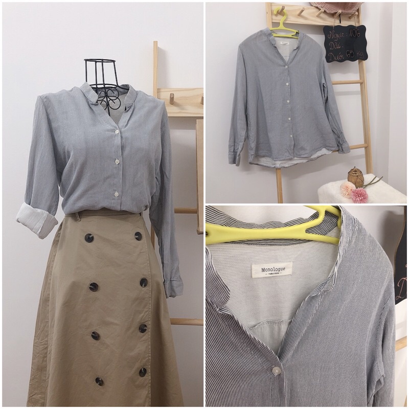 Áo vin sơ mi Nhật Hàn xinh xắn