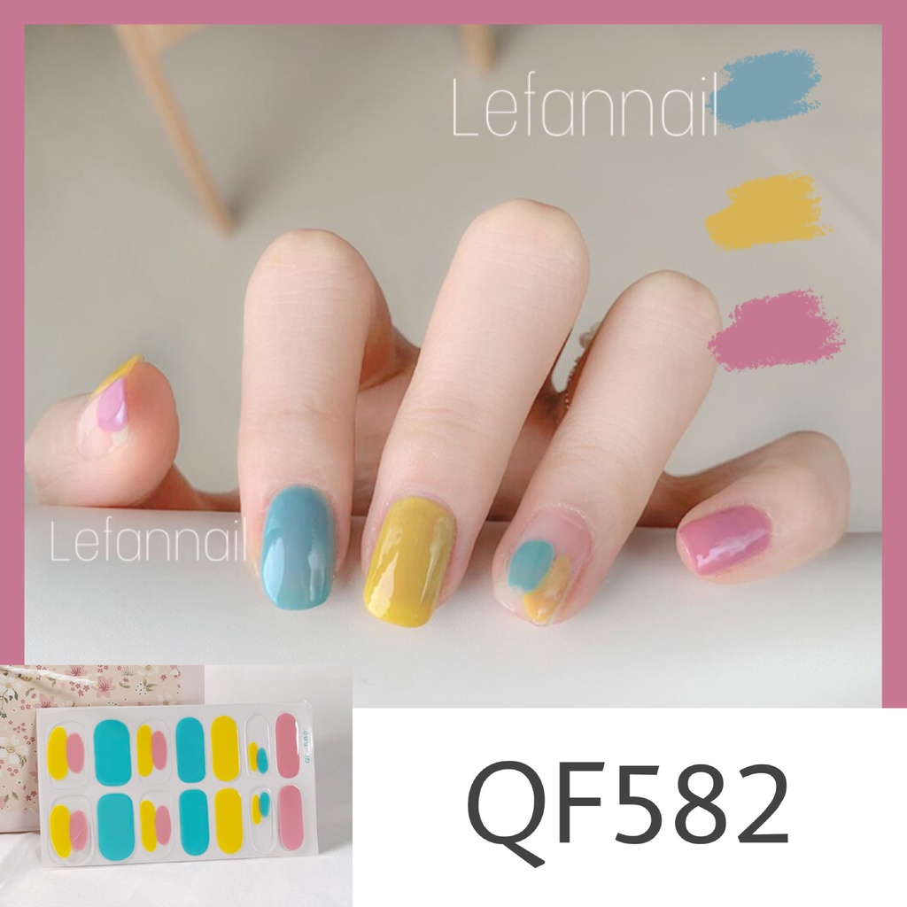 Nhãn dán trang trí móng tay nhiều mẫu tùy chọn