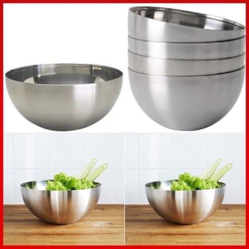 Bát trộn inox ikea