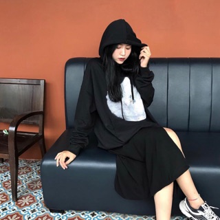 Falling Cat Hoodie - áo hoodie cotton