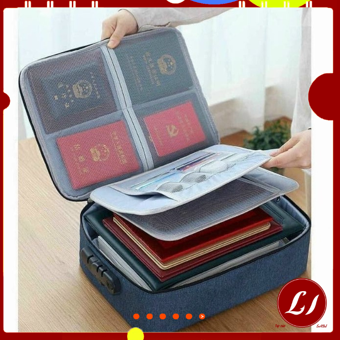 Cặp Đựng Giấy Tờ, Túi xách đựng tài liệu , giấy tờ có khoá, chống thấm tiện lợi (loại TO)