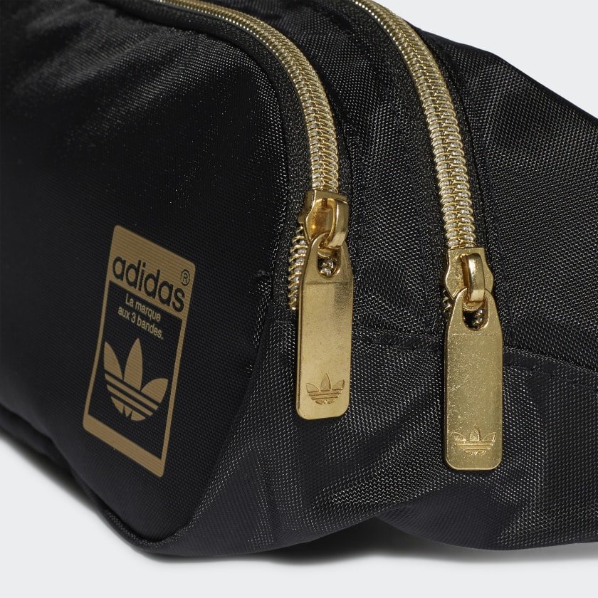 Túi Waistbag Adidas màu Đen Gold GF3200