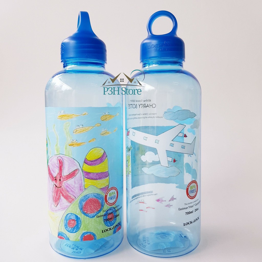 Bình nước Lock&Lock Charity Bottle 350ml ABF623 , 530ml ABF624 ,700ml ABF625