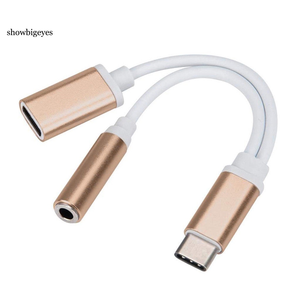 Dây Cáp Chuyển Đổi Âm Thanh Tai Nghe Đầu Cắm Type-C Sang Đầu Cắm 3.5mm
