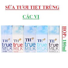 Thùng 48 hộp sữa tươi TH TrueMilk 180ml