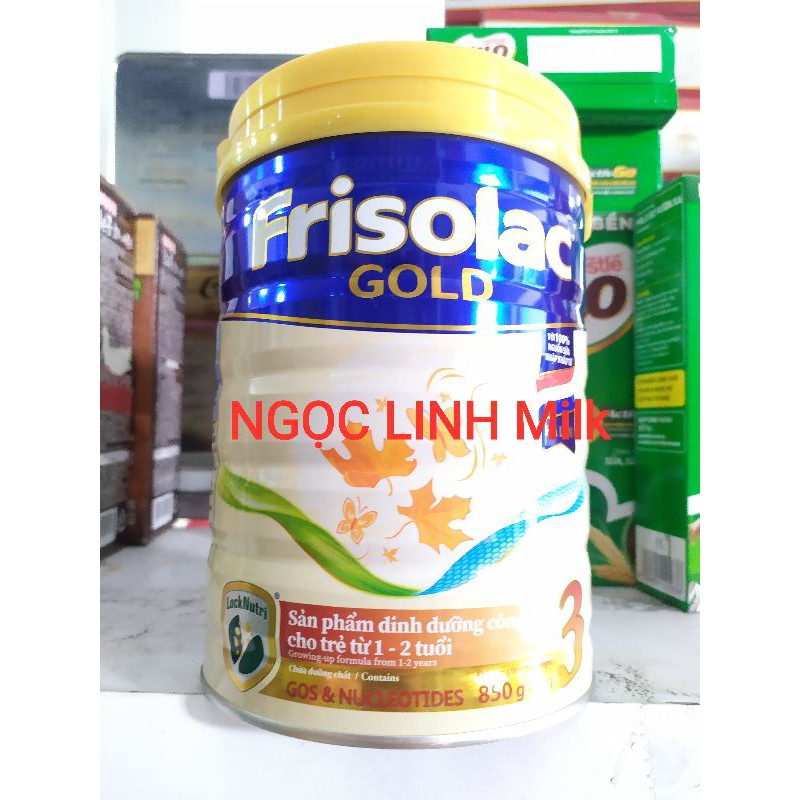 (mẫu mới )Sữa Frisolac Gold 3 850g ( BAO BÌ MỚI)