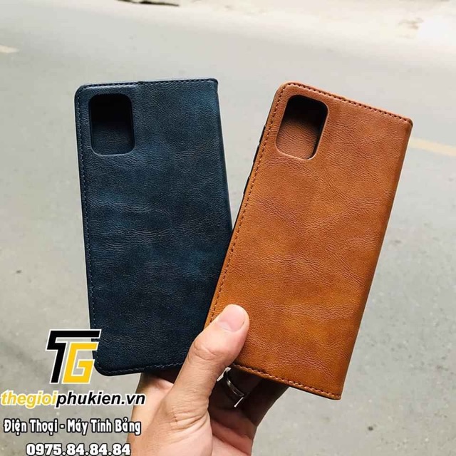 Bao da Samsung A51, Samsung A50s dạng ví có ngăn đựng thẻ | BigBuy360 - bigbuy360.vn