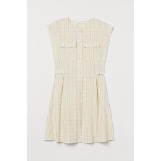 Váy kẻ nhạt H&M size M newtag chính hãng form vừa