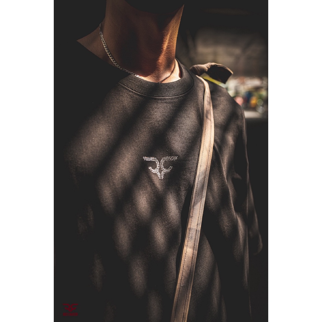 Áo Thun REMAKER Eternity Tee Oversize Unisex Tay Lỡ - Đen - Local Brand Chính Hãng