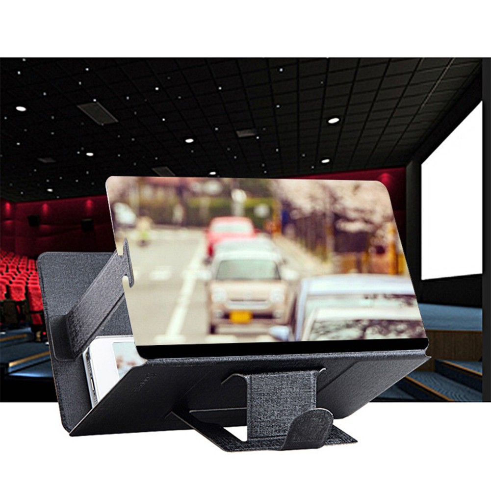 Kính lúp phóng to màn hình 8 inch dạng giá đỡ để bàn máy tính độ phân giải HD cho điện thoại