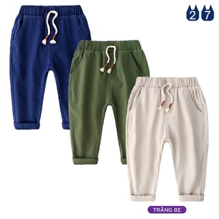 Quần KAKI bé trai WELLKIDS quần dài cho bé chất vải kaki hàng xuất Âu Mỹ