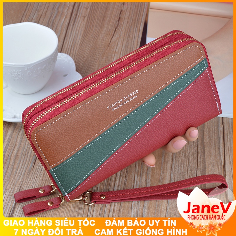 Ví Nữ Dài Cầm Tay Cao Cấp Sang Trọng Phong Cách Hàn Quốc TVNN393