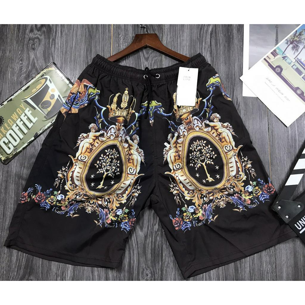 Quần đùi nam, quần ngắn vải mềm mát, in nhiều họa tiết trẻ trung cá tính MANZO QL01