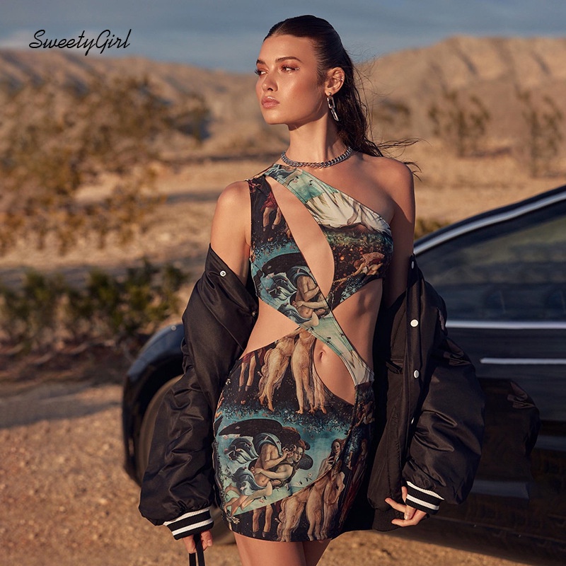 Đầm Mini Không Tay Cổ Thấp Nhiều Màu Sắc Ôm Dáng Thời Trang 2022 Cho Nữ