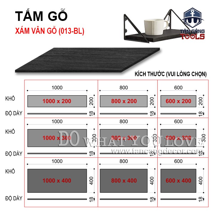 Tấm Gỗ 30 x 60 Cm MDF Chống Ẩm Phủ Melamine Trang Trí ( Có 3 Màu )