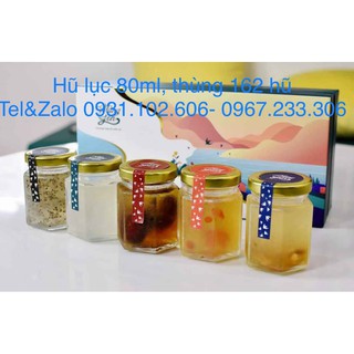 Combo 10 hũ lục giác 80ml