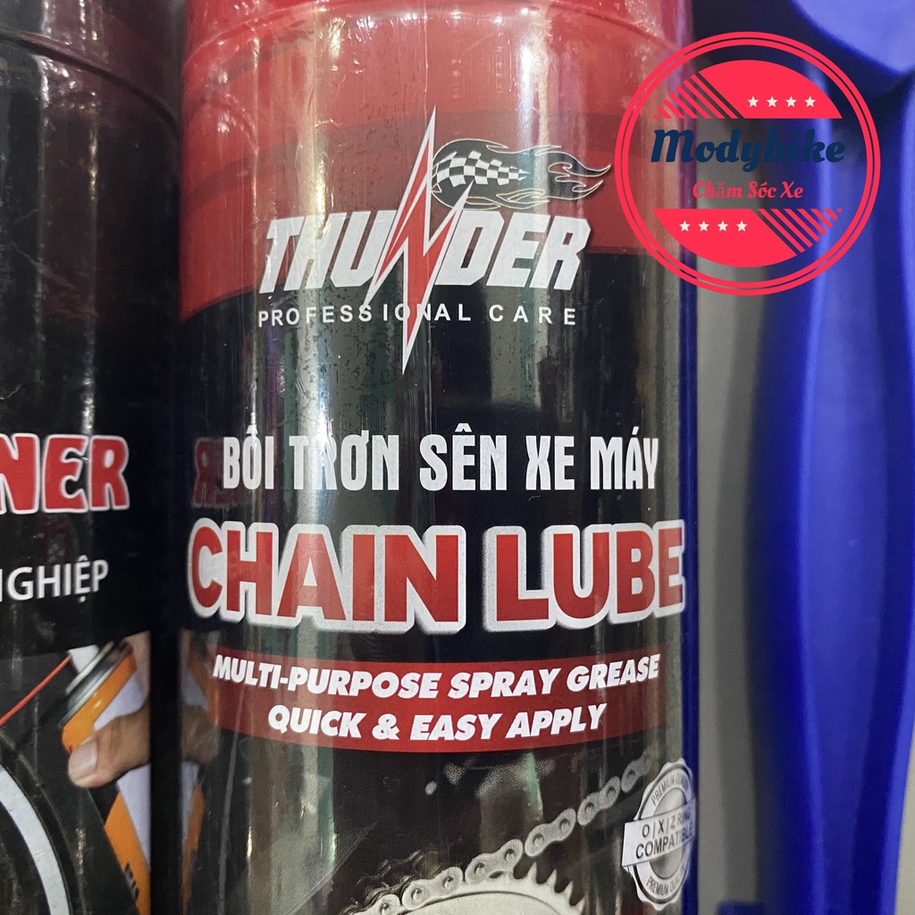 COMBO BỘ VỆ SINH BẢO DƯỠNG XÍCH SÊN THUNDER CHAIN LUBE & CLEANER