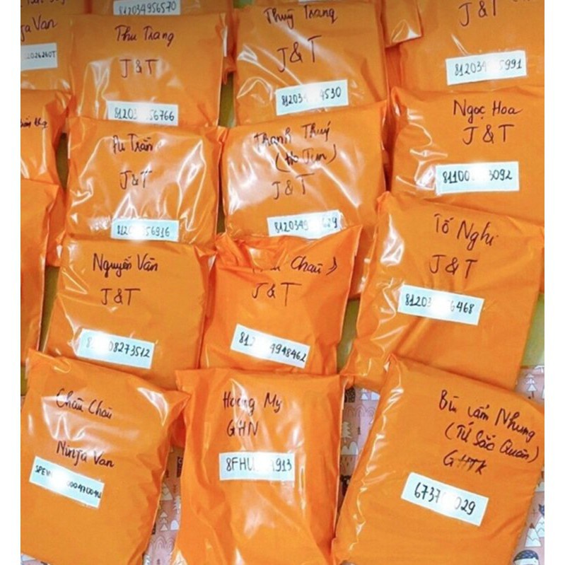 [Màu Hồng–Siêu Dày-Đủ size] Túi gói hàng niêm phong tự dính - túi đóng hàng chuyển phát nhanh có sẵn keo dính – 5 GIÂY