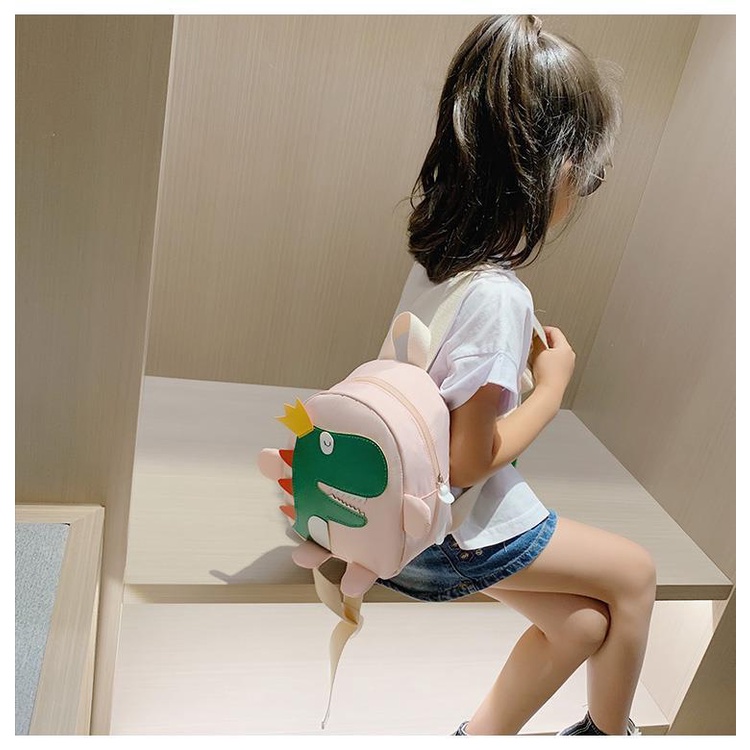 Balo đi học khủng long xanh dành cho các bé lớp mầm BL05