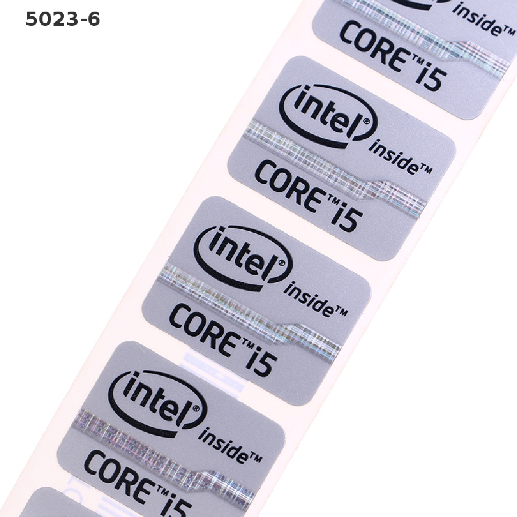 Bộ 5 Miếng Dán Logo Cho Laptop Intel Core I3 I5 5023-6