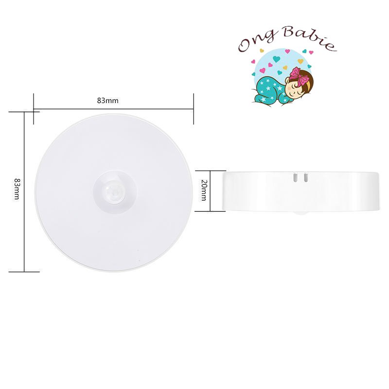 ĐÈN LED CẢM ỨNG DÁN TƯỜNG, ĐÈN LED CẢM ỨNG CHUYỂN ĐỘNG-THÔNG MINH (SẠC ĐIỆN USB) - ÁNH SÁNG VÀNG