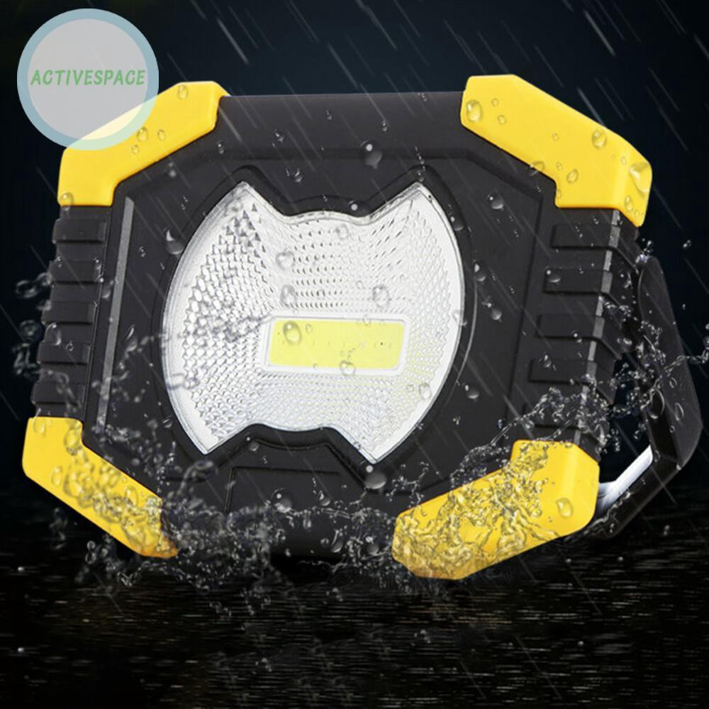 Worklight Equipment Outdoor Tool Working Lamp 2 Modes Rechargeable Flashlight Camping Spotlight Safety Floodlight
