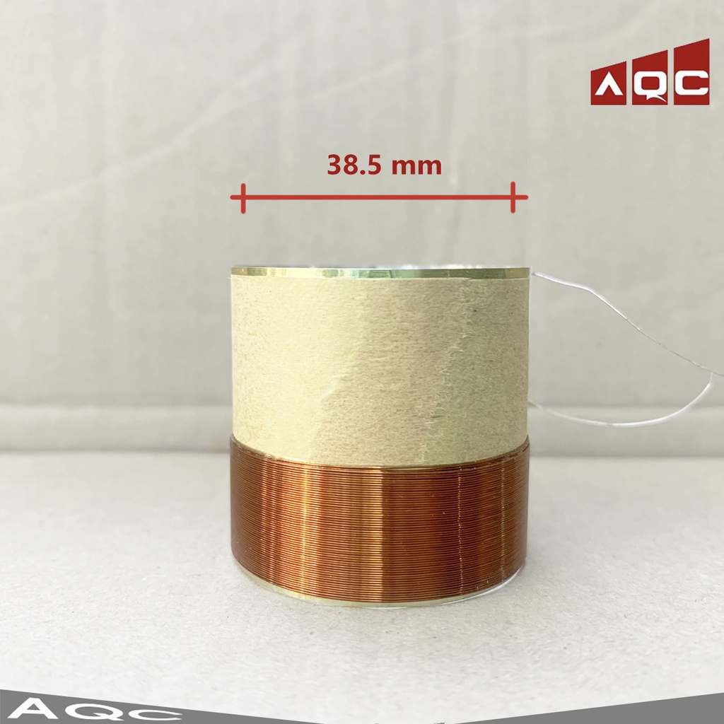 Coil loa 38.5 mm 2 lớp dây đồng - Côn loa dây đồng