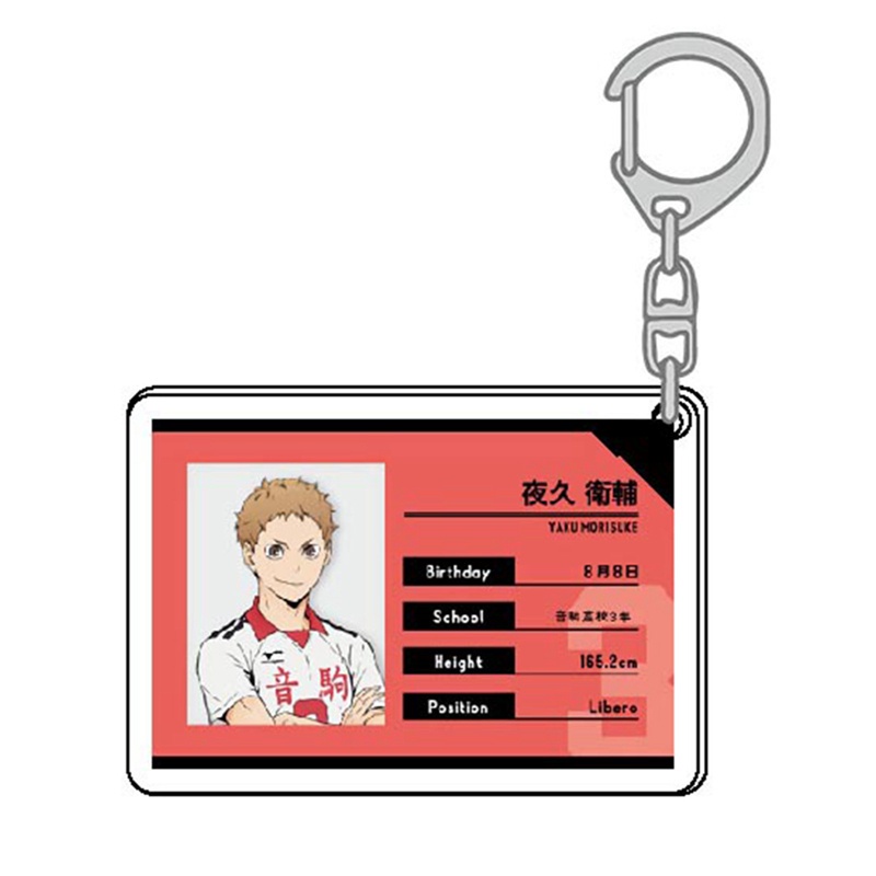 Móc khóa nhựa acrylic in hình anime Haikyuu Oikawa Shoyo Tooru Kozume Kenma