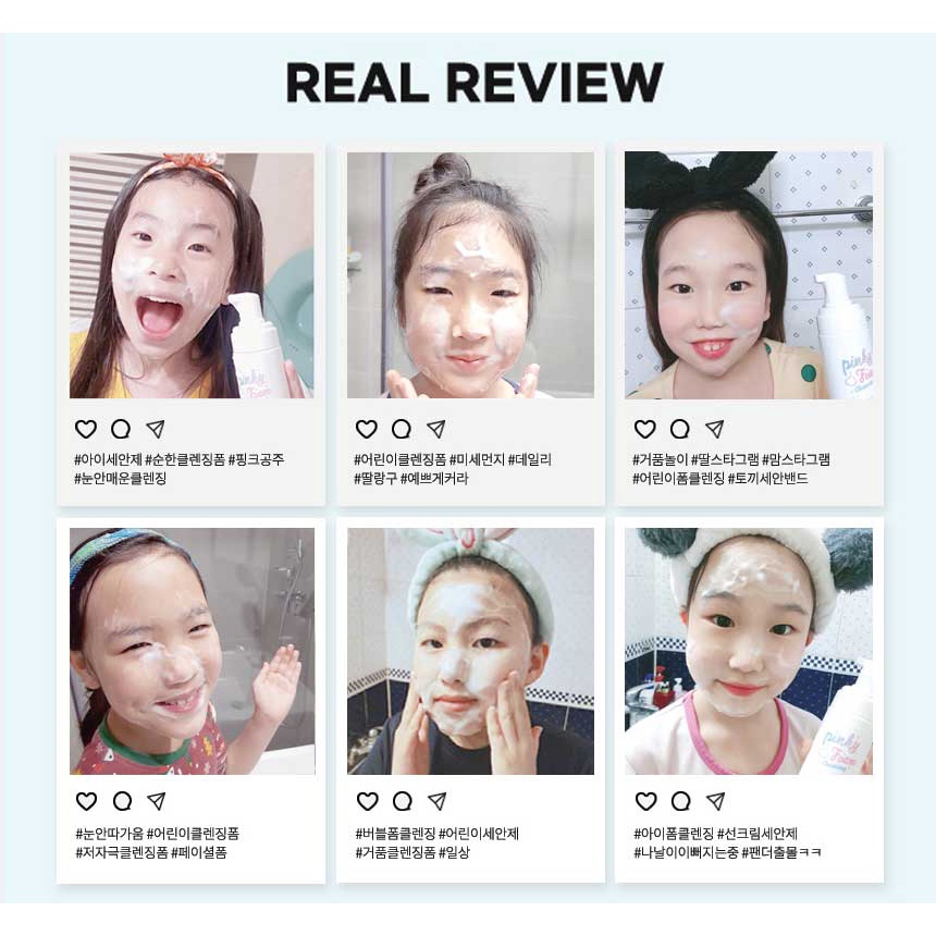 Sữa Rửa Mặt Tạo Bọt I 'M PINKY 150ml Dành Cho Trẻ Em