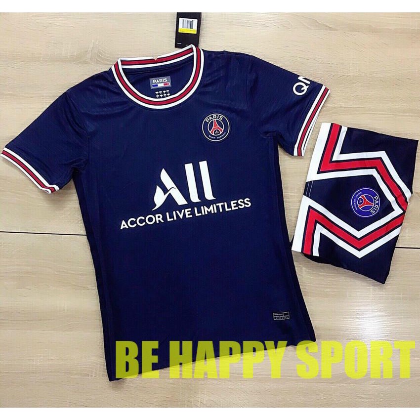 Bộ Áo Đá Banh Paris Saint German (PSG) Nhiều Mẫu Lựa Chọn Cho Fan - Áo Thể Thao Nam PP Bởi Be Happy Sport