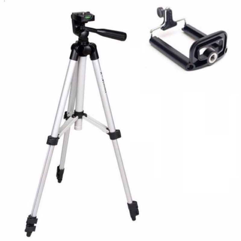 Giá đỡ 3 chân và kẹp điện thoại