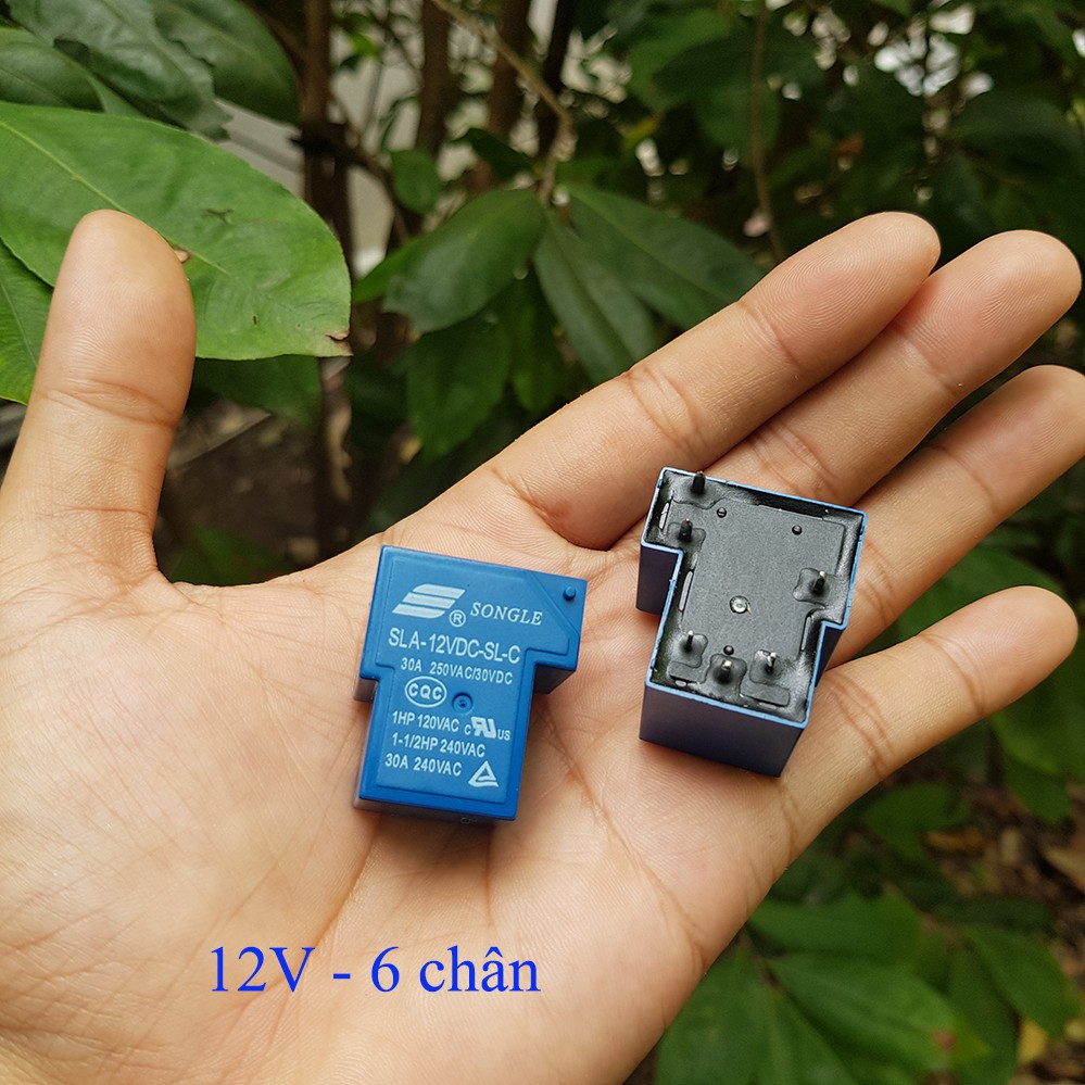 Relay 12V 6 chân 30A