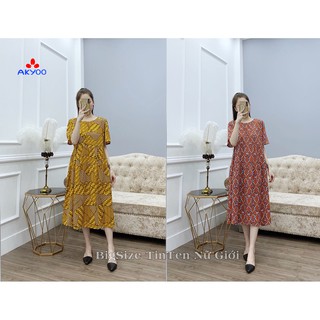 [Free ship] Váy đầm cỡ lớn dự tiệc 55kg -  80kg (hàng 4 màu xanh,đen ,đỏ,nâu) hình thật