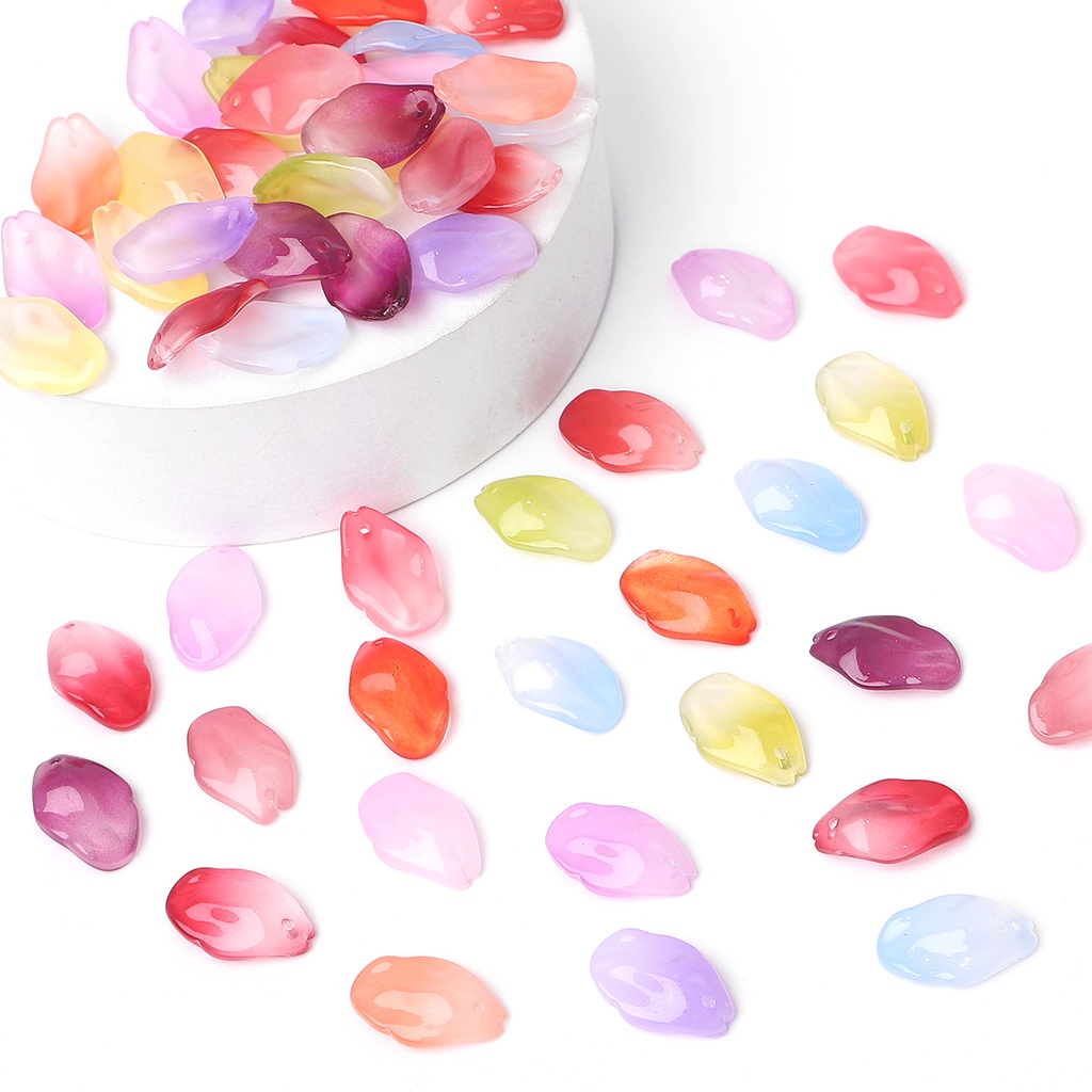 Mới Cánh Hoa Thủy Tinh Dùng Làm Trang Sức DIY