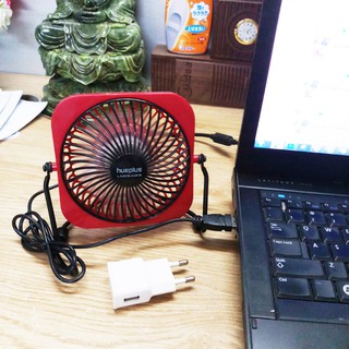 Quạt USB mini Lock&Lock OUF103BK 3,5W (Đen) - Larva Store