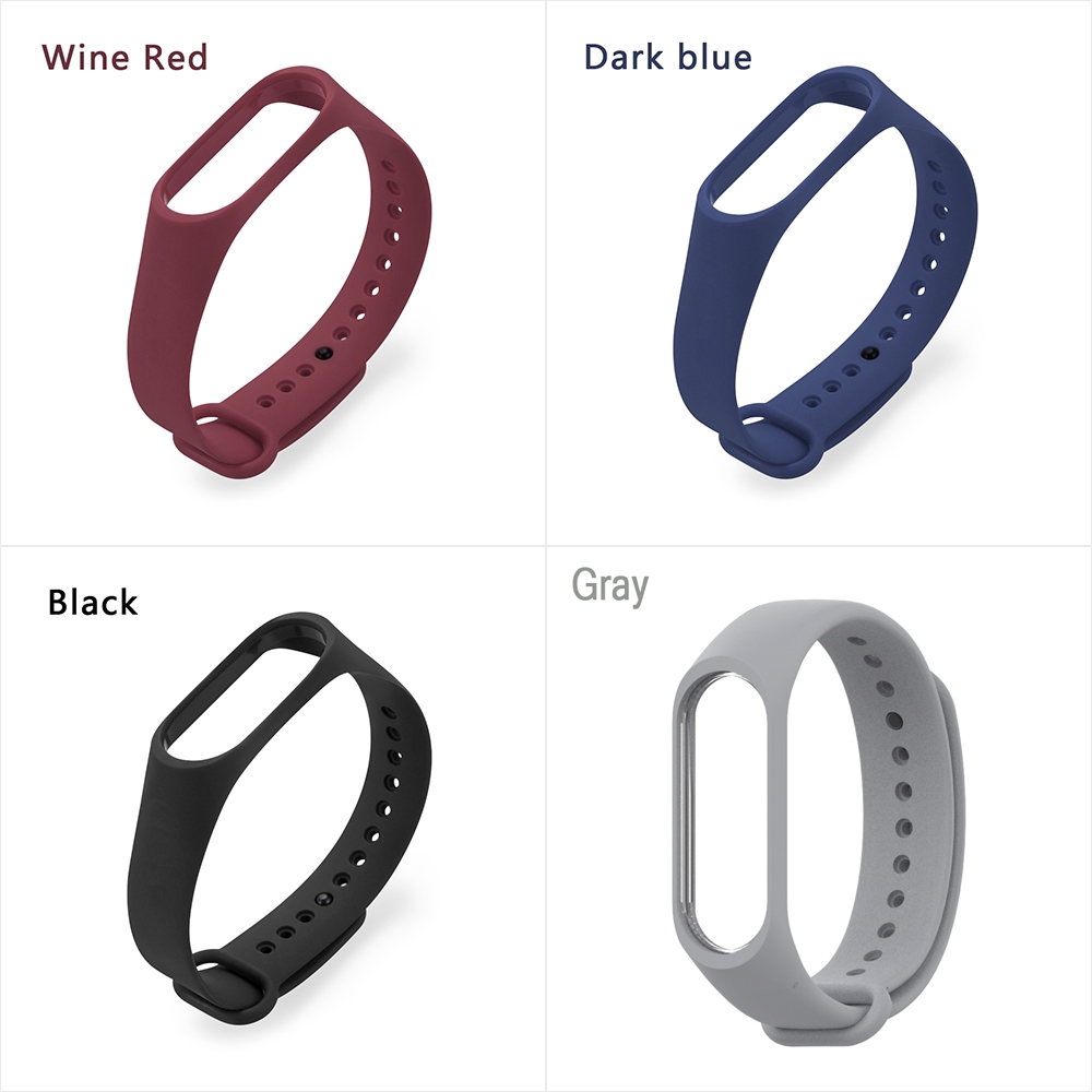 Dây silicone thay thế cho đồng hồ Xiaomi Mi Band 3 4