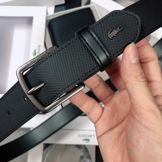 Set Lacoste ví gân + nịt gài dây gân - S159