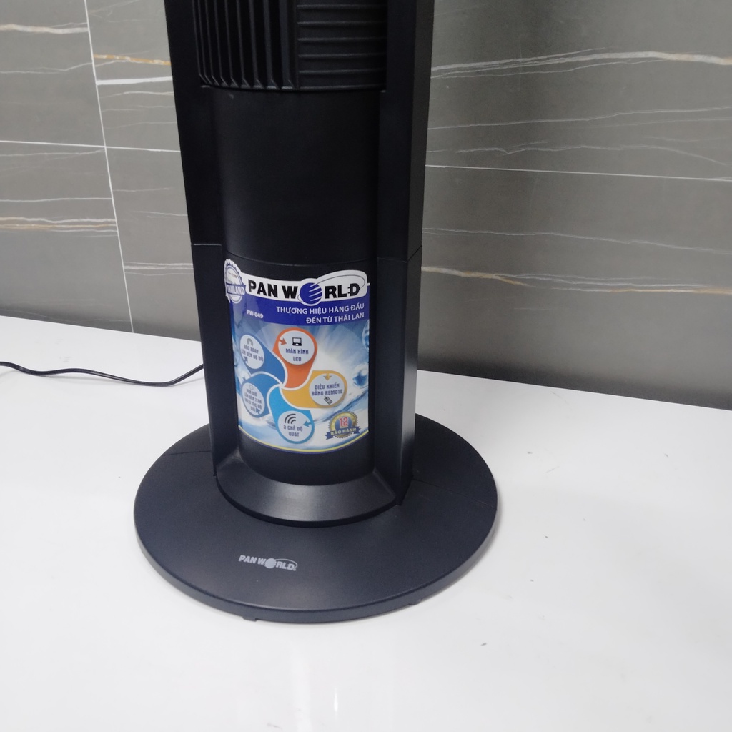 Quạt tháp cao cấp Panworld PW-049 BH 2 năm Quạt không cánh êm ái chính hãng Thái Lan