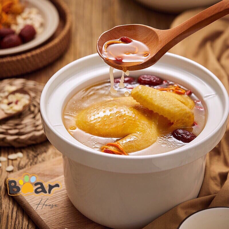 NỒI HẦM ĐA NĂNG BEAR 3L CHÍNH HÃNG D30E2