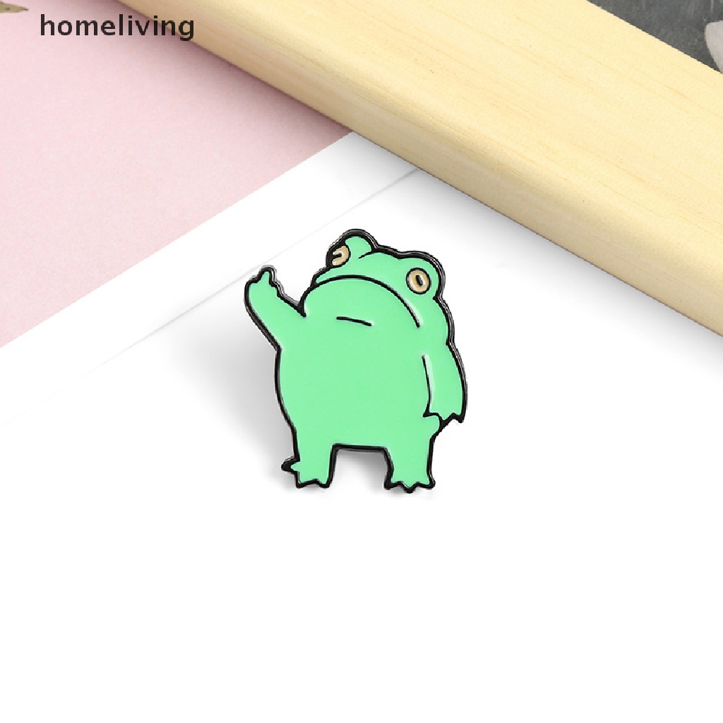 Ghim Cài Áo Hình Chú Ếch Tráng Men Độc Đáo