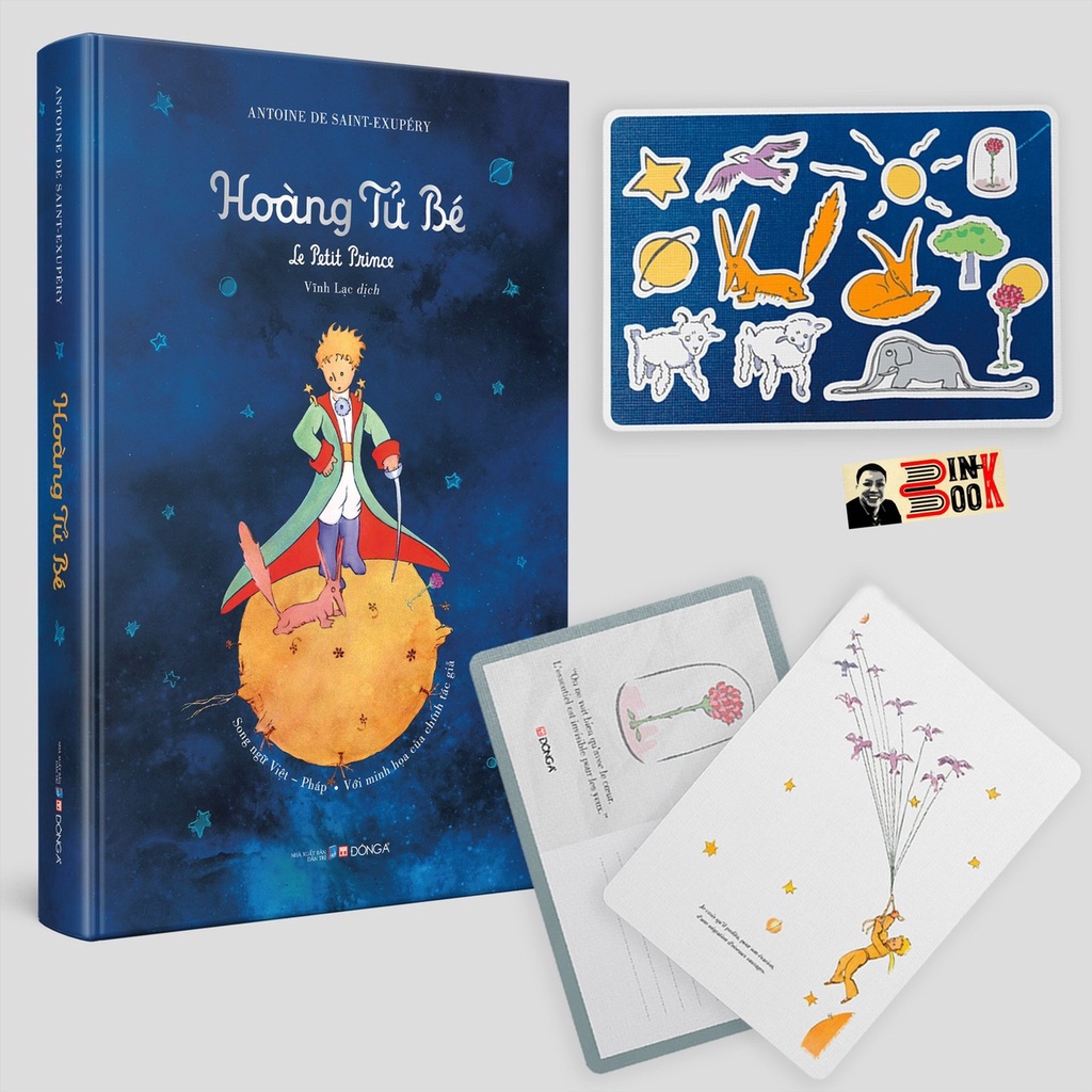 Sách Đông A - Hoàng Tử Bé - Song Ngữ Việt Pháp – Antoine de Saint-Exupéry - Bình Book