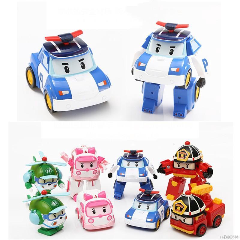 Đồ Chơi Robot Biến Hình Xe Hơi Hoạt Hình Độc Đáo Cho Bé