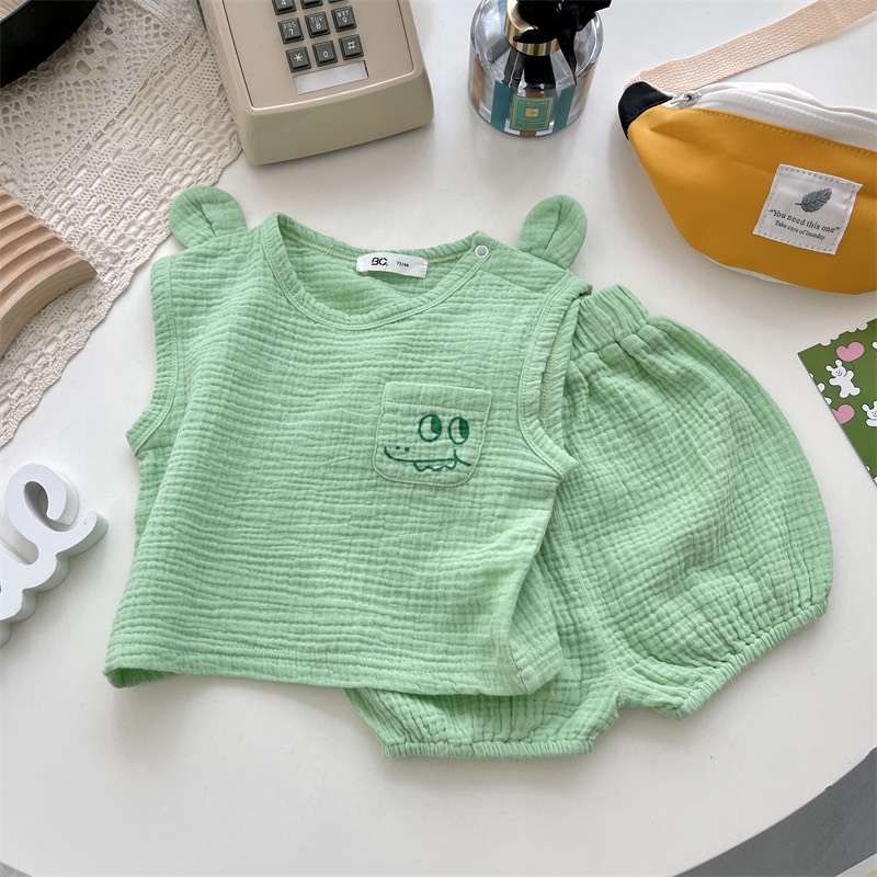 Đồ Bộ Cho Bé, Bộ Đũi Ba Lỗ Sát Nách Bé Trai Bé Gái, Size Từ 7-15Kg