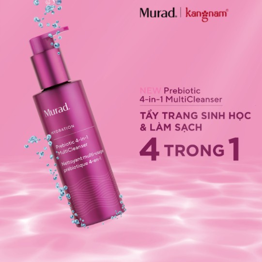 [Mã FMCGM100 - 10% đơn 500K] Sữa Rửa Mặt Tẩy Trang Sinh Học 4 Trong 1 Murad Prebiotic 4-In-1 Multicleanser 148ml