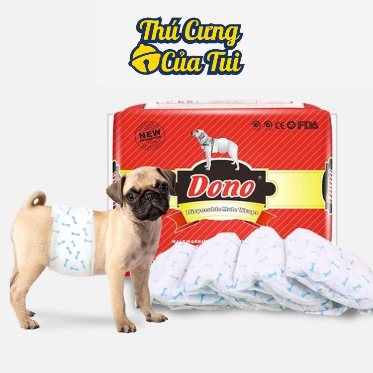 Lẻ Bỉm Cho Chó Đực - Tã Quấn Bụng Dono Disposale Diapers - Tả Lót Siêu Thấm Hút - Thú cưng của tui