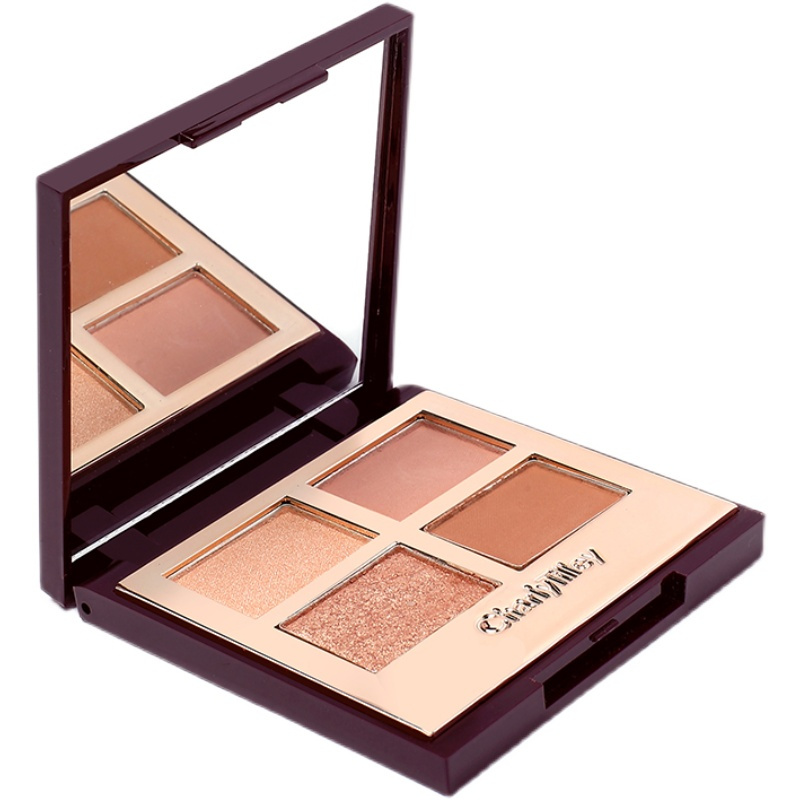 Bảng phấn mắt Charlottetilbury bốn màu tông lì và ánh ngọc trai sang trọng chống nước