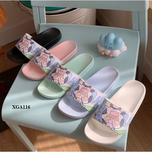 XGA116 Dép bò sữa dễ thương (HÀNG ORDER)