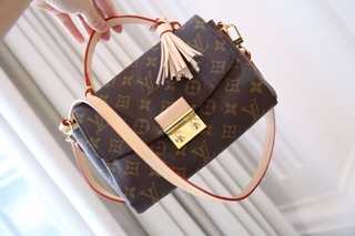 Túi L.V cặp croisette spsl fullbox size 25 nét căng