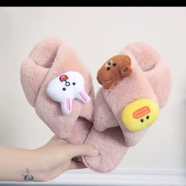 Dép bông ulzzang